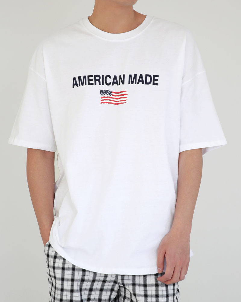 AMERICAN MADEコットンTシャツ・全4色 | 詳細画像12