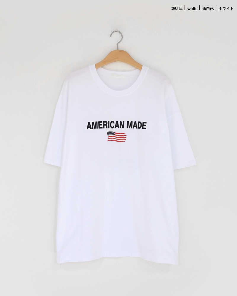 AMERICAN MADEコットンTシャツ・全4色 | 詳細画像15