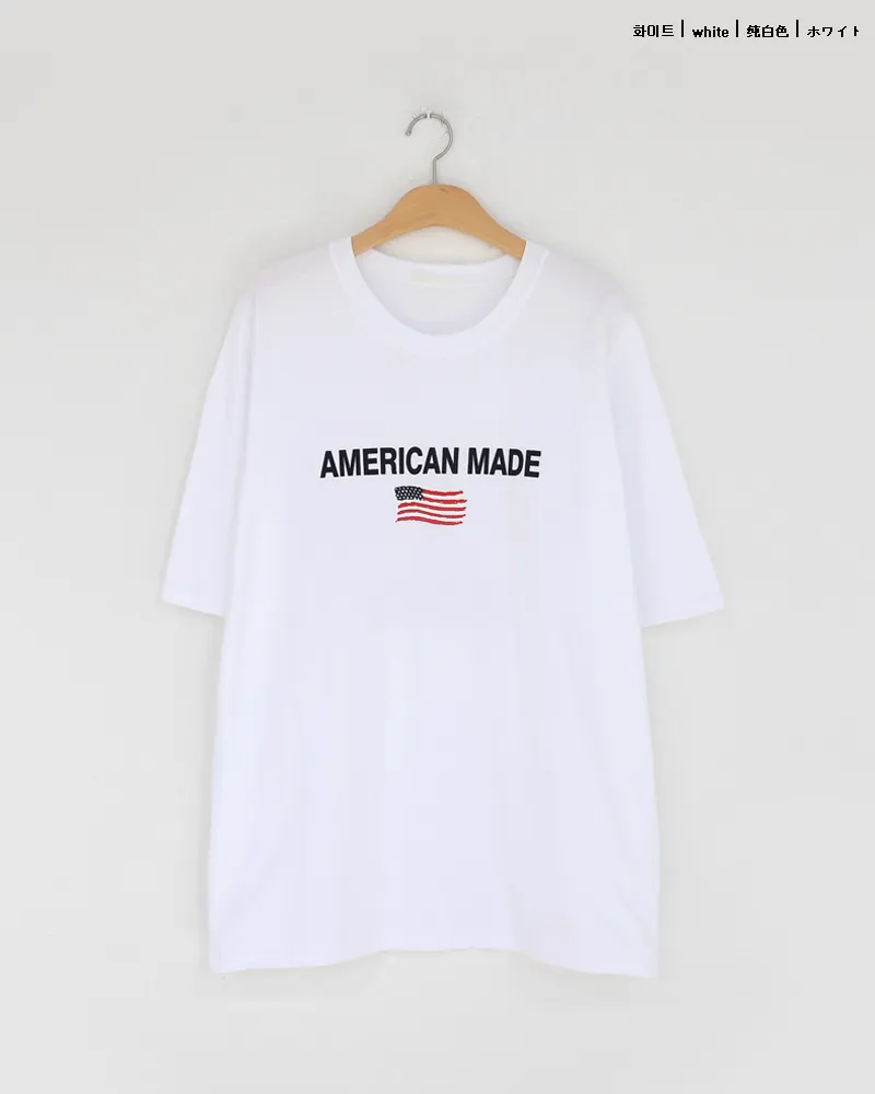 AMERICAN MADEコットンTシャツ・全4色 | 詳細画像15