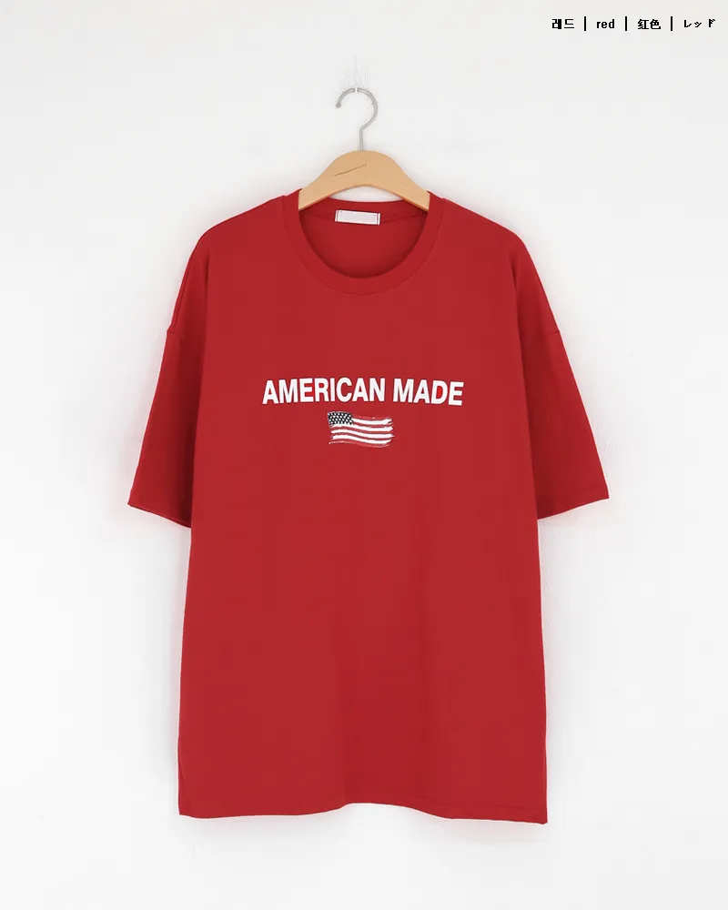 AMERICAN MADEコットンTシャツ・全4色 | 詳細画像16