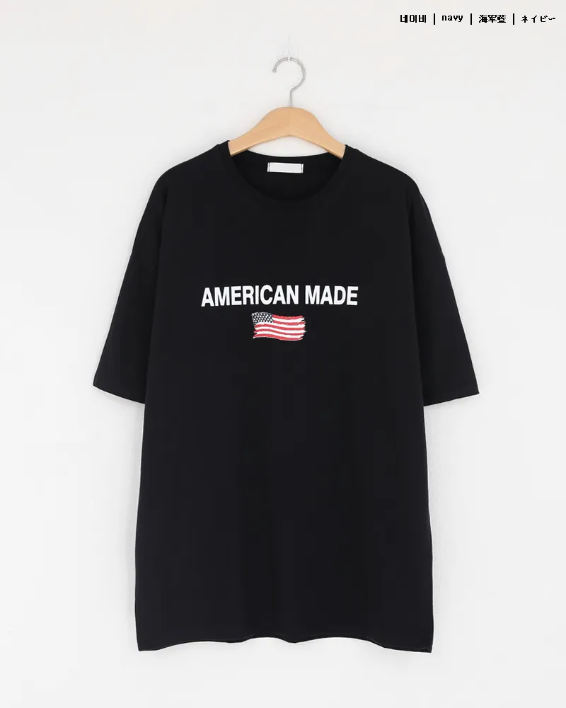 AMERICAN MADEコットンTシャツ・全4色 | 詳細画像17