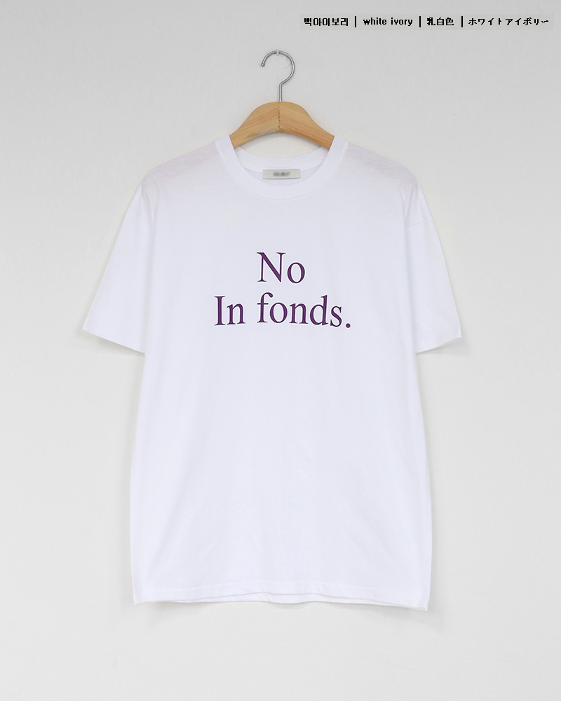 No In fonds.半袖Tシャツ・全3色 | 詳細画像25