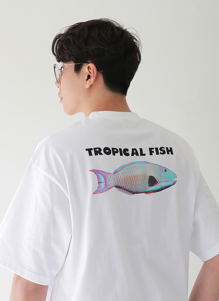 Tropical FishプリントTシャツ・全4色 | 詳細画像1