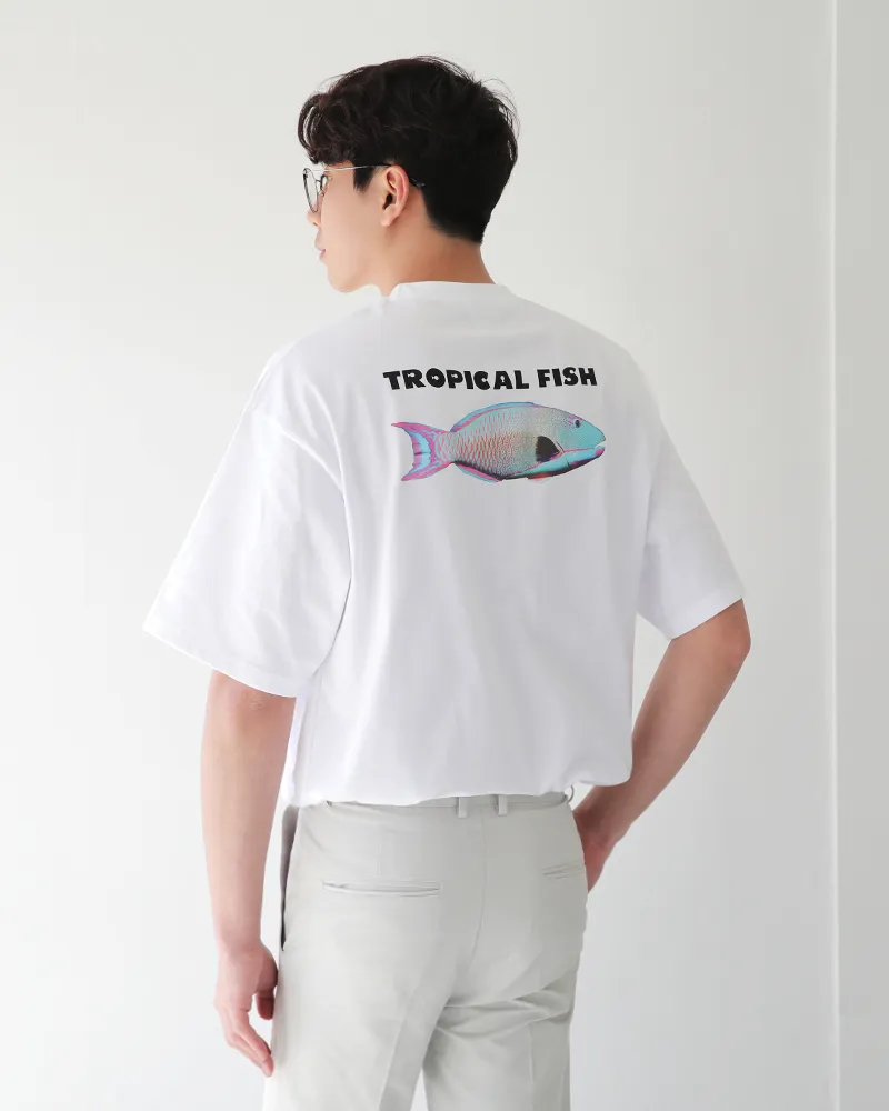 Tropical FishプリントTシャツ・全4色 | 詳細画像2