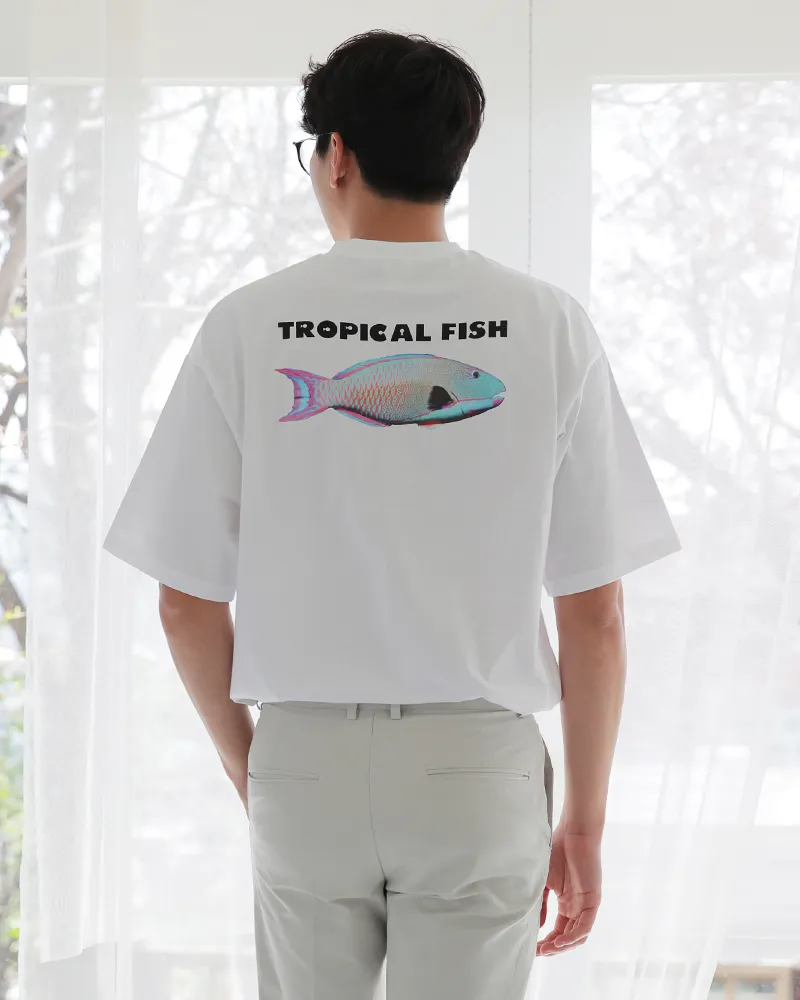 Tropical FishプリントTシャツ・全4色 | 詳細画像7