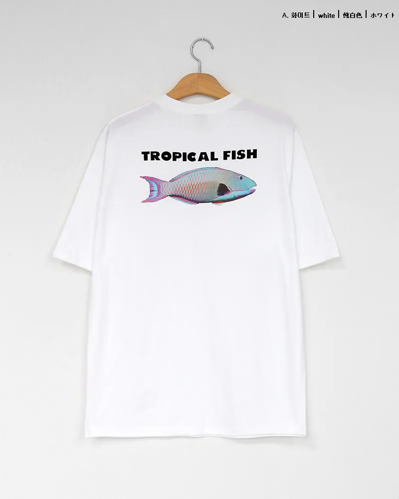 Tropical FishプリントTシャツ・全4色 | 詳細画像17
