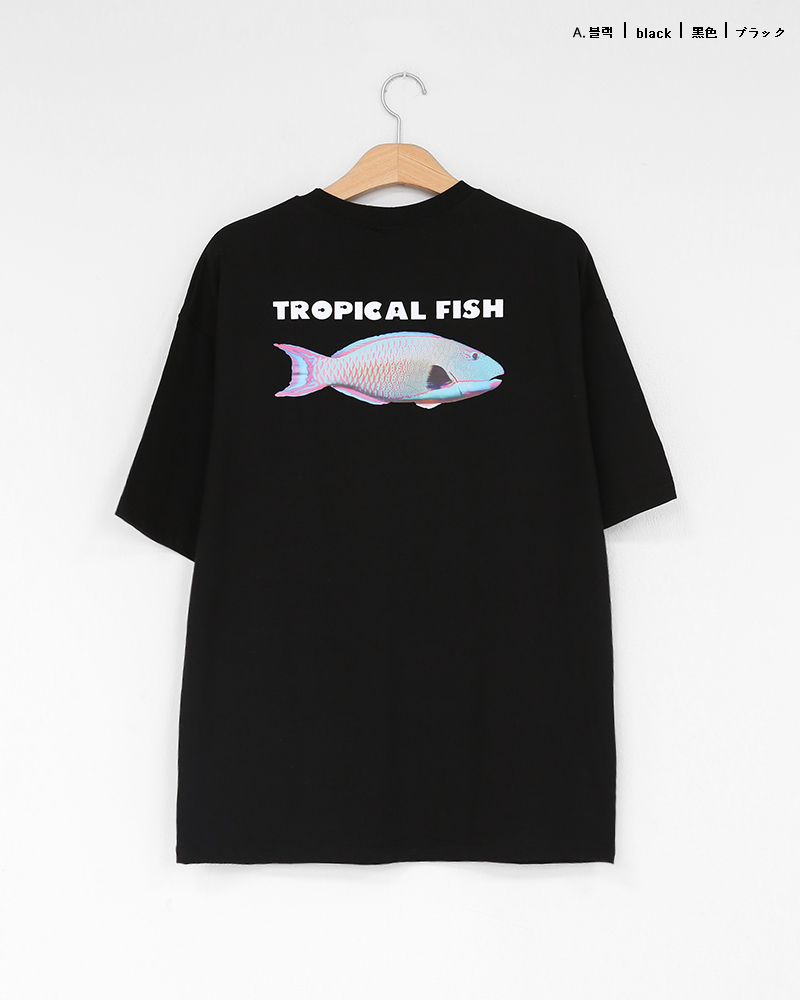 Tropical FishプリントTシャツ・全4色 | 詳細画像20