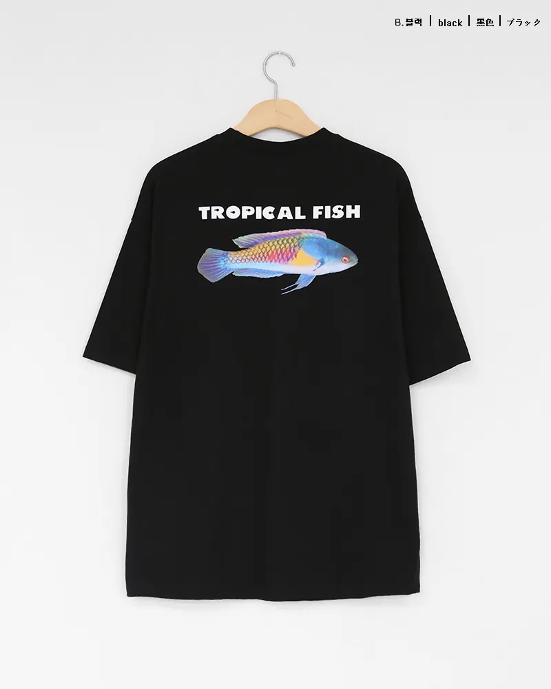 Tropical FishプリントTシャツ・全4色 | 詳細画像21
