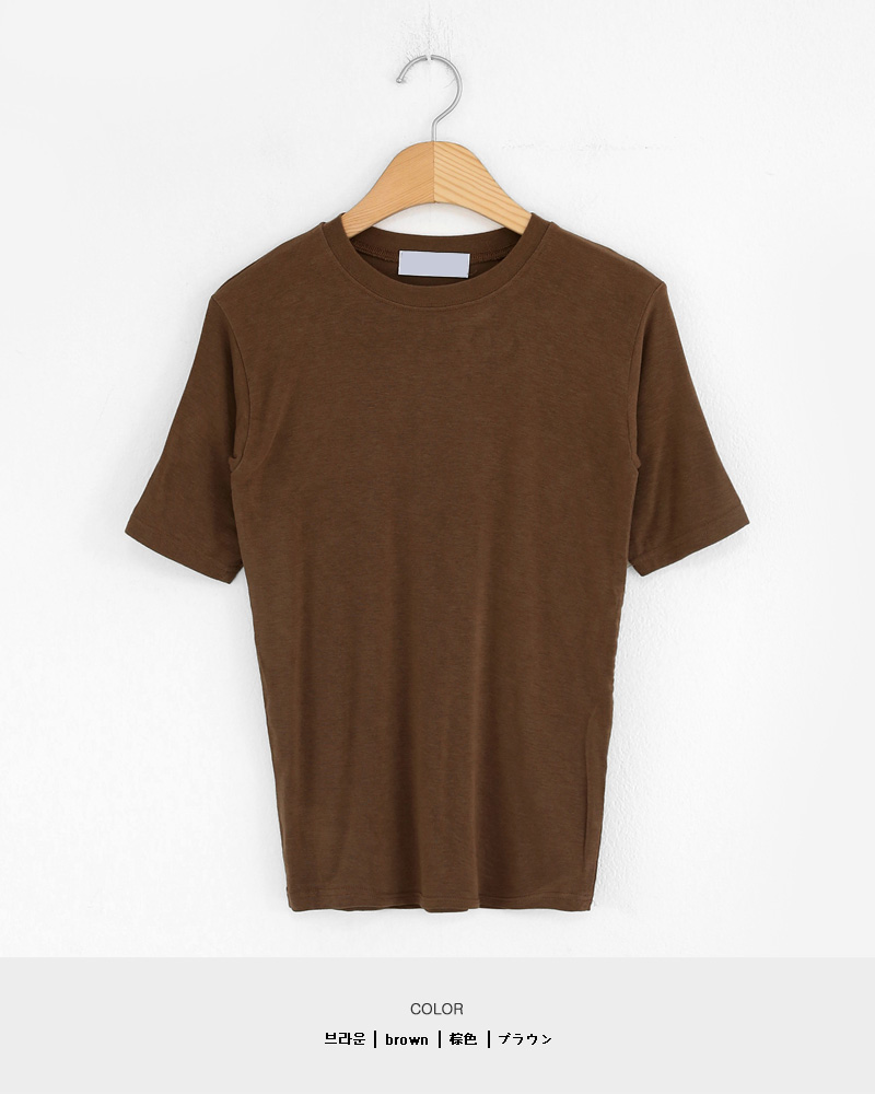 ラウンドショートスリーブTシャツ・全3色 | DHOLIC | 詳細画像19