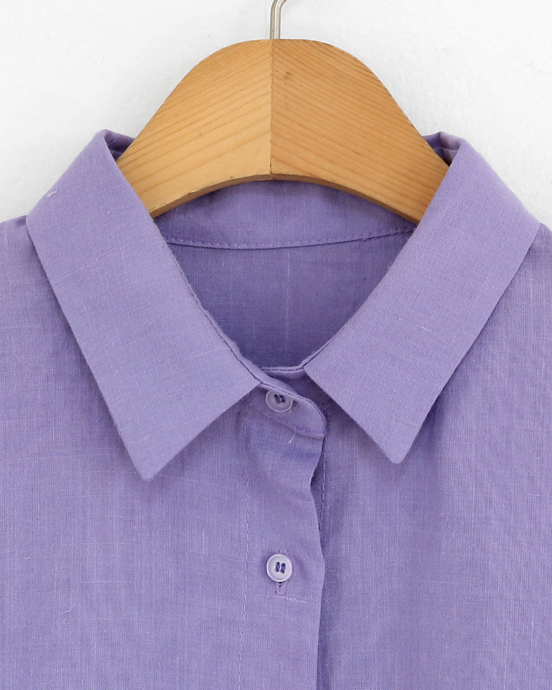 リネンワンポケットシャツ・全5色 | DHOLIC | 詳細画像33