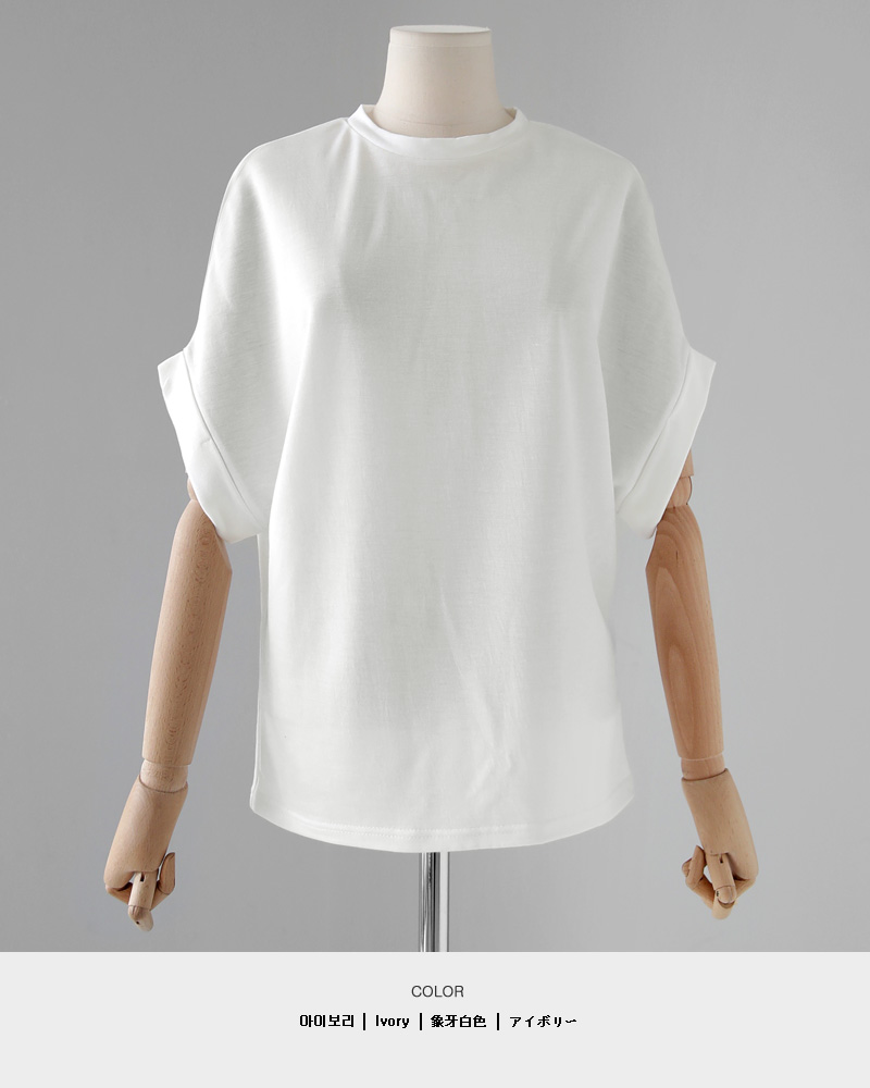 ロールアップ半袖Tシャツ・全3色 | DHOLIC PLUS | 詳細画像16