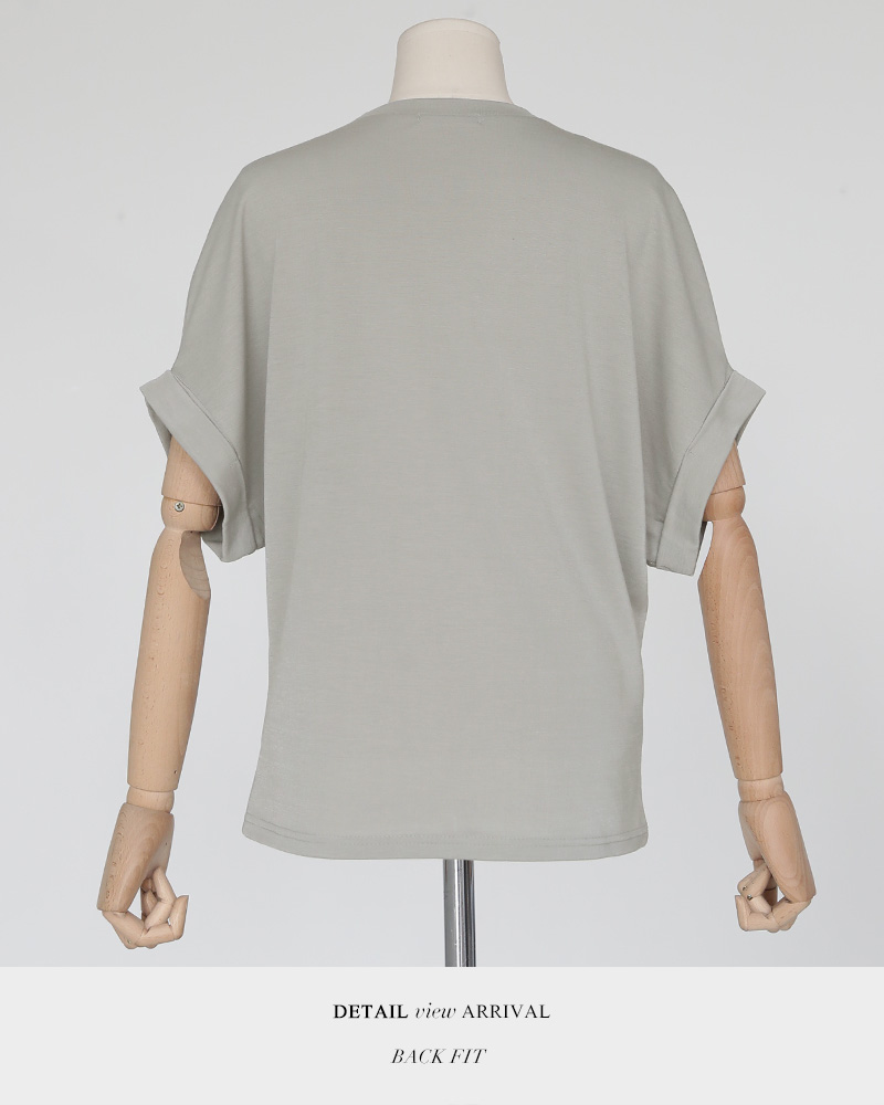 ロールアップ半袖Tシャツ・全3色 | DHOLIC PLUS | 詳細画像20