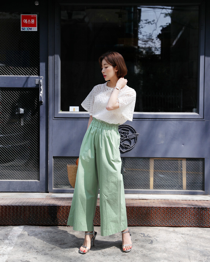 キャミSETフレアスリーブレースブラウス・全1色 | DHOLIC PLUS | 詳細画像13