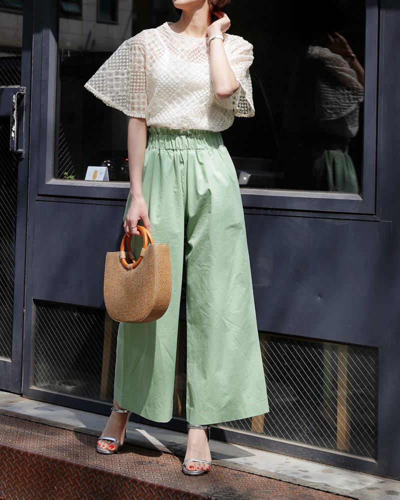 キャミSETフレアスリーブレースブラウス・全1色 | DHOLIC PLUS | 詳細画像15