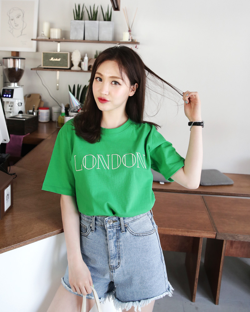 LONDON刺繍Tシャツ・全4色 | DHOLIC | 詳細画像10