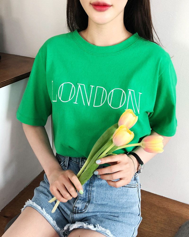 LONDON刺繍Tシャツ・全4色 | DHOLIC | 詳細画像11