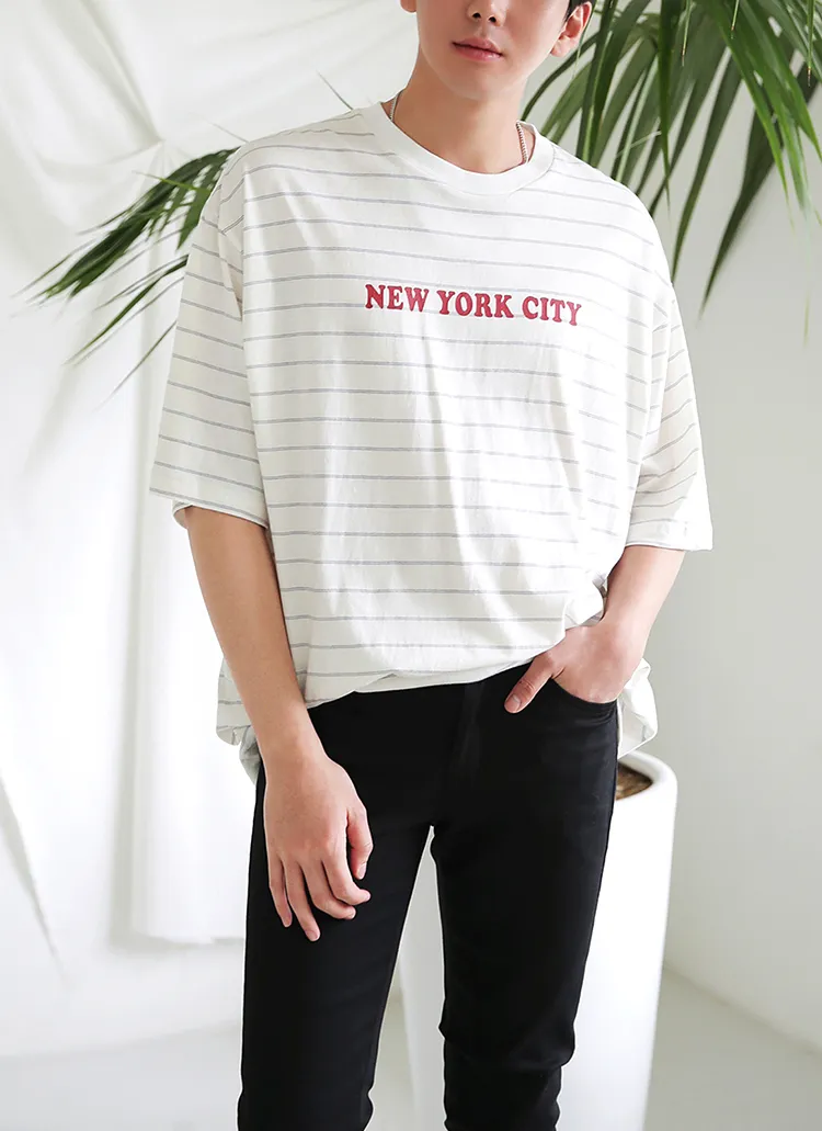 NEW YORK CITYボーダーTシャツ・全3色 | 詳細画像1