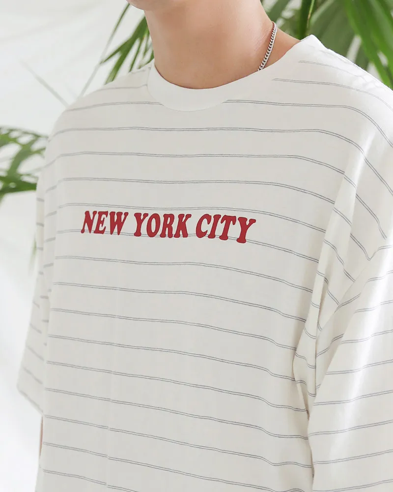 NEW YORK CITYボーダーTシャツ・全3色 | 詳細画像4