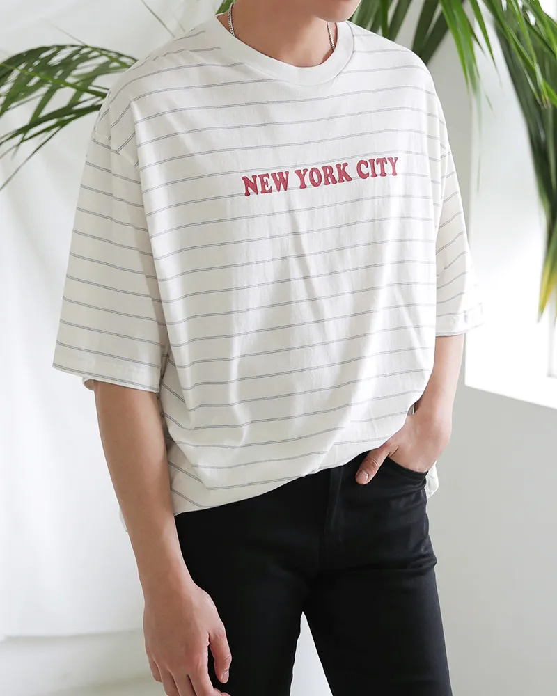 NEW YORK CITYボーダーTシャツ・全3色 | 詳細画像8