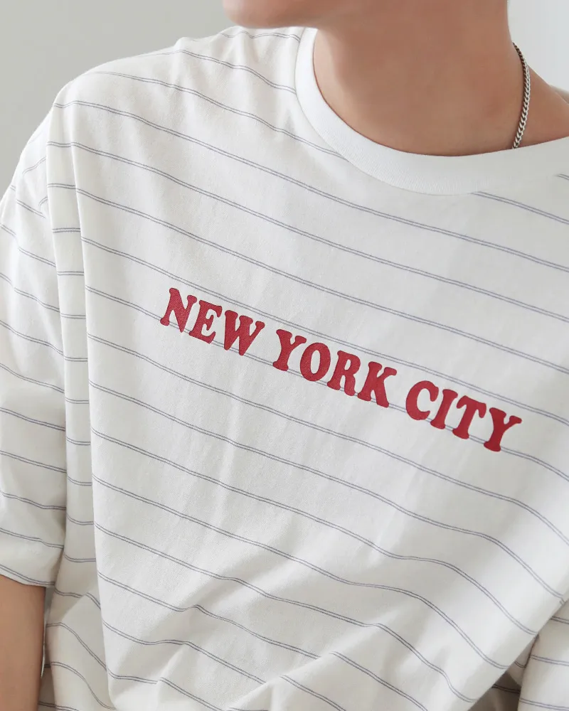 NEW YORK CITYボーダーTシャツ・全3色 | 詳細画像12
