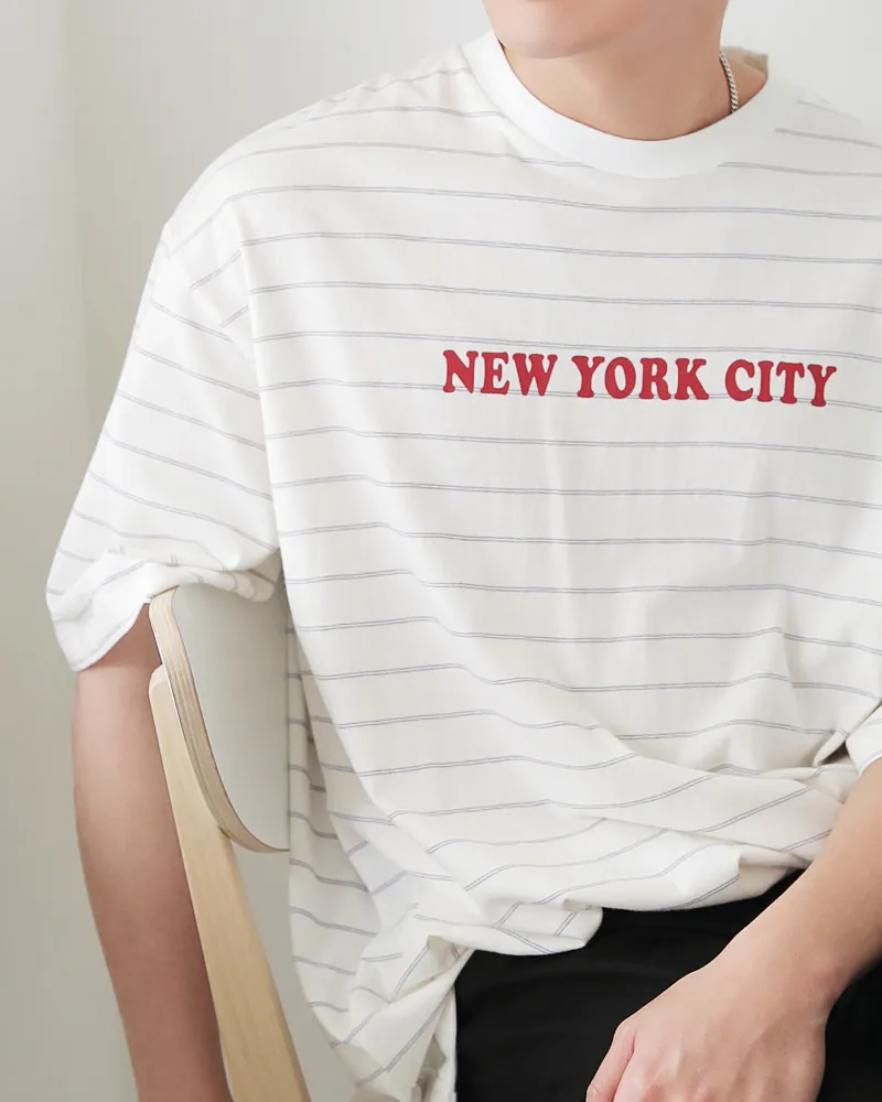 NEW YORK CITYボーダーTシャツ・全3色 | 詳細画像14