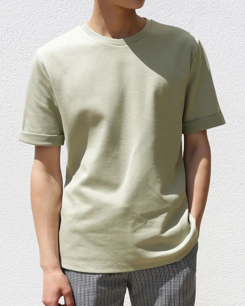 ロールアップ半袖Tシャツ・全5色 | 詳細画像11