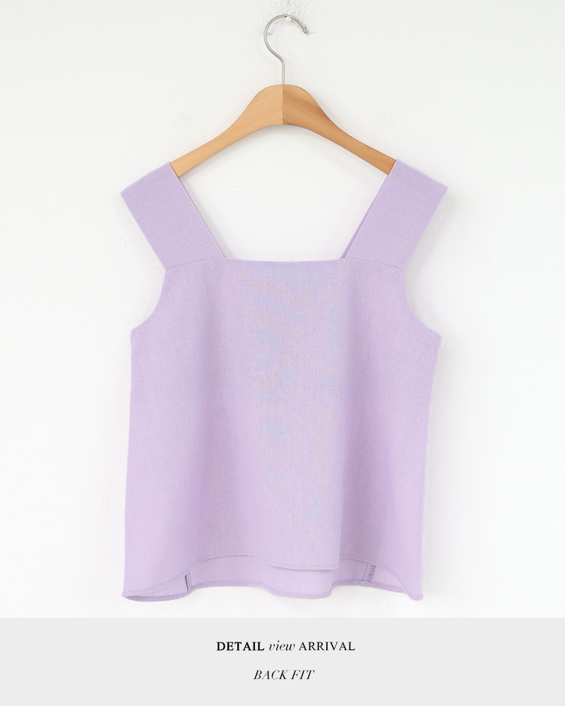 リネン混スクエアスリーブレス&ワイドパンツSET・全4色 | DHOLIC | 詳細画像46