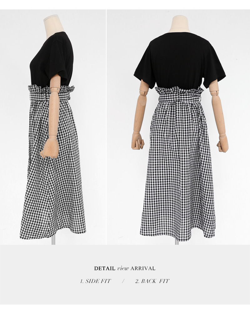 2TYPEベルト付スカート&TシャツSET・全2色 | DHOLIC | 詳細画像19