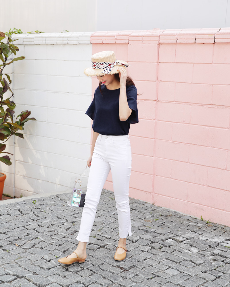 ラウンドラッフルスリーブブラウス・全5色 | DHOLIC | 詳細画像4