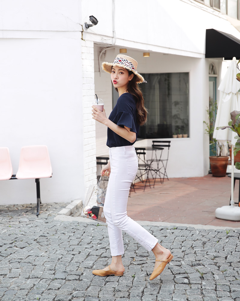 ラウンドラッフルスリーブブラウス・全5色 | DHOLIC | 詳細画像9