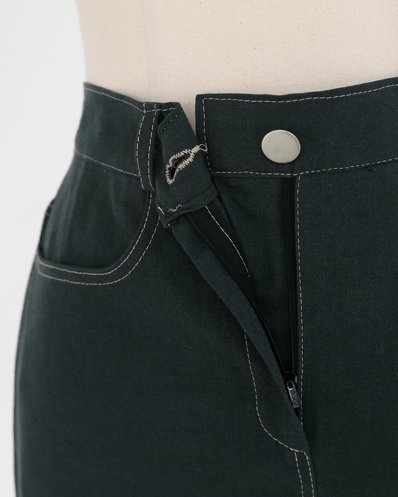 リネン混ツーポケットジャケット&タイトミニスカートSET・全2色 | DHOLIC | 詳細画像39