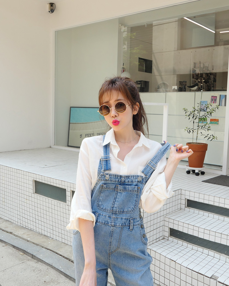 カットオフデニムサロペット・全1色 | DHOLIC | 詳細画像16