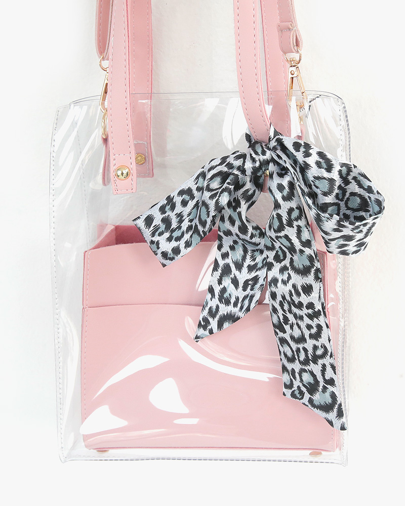 スカーフ&ポーチSETクリアバッグ・全6色 | DHOLIC | 詳細画像28