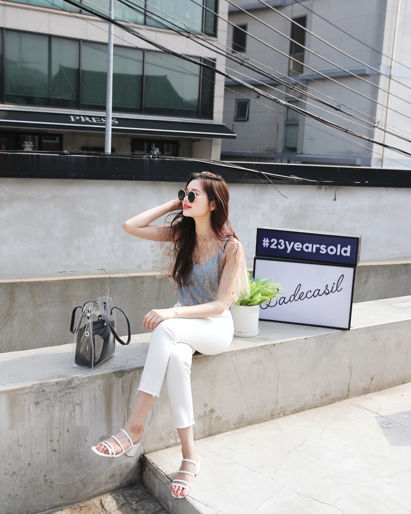 スカーフ&ポーチSETクリアバッグ・全6色 | DHOLIC | 詳細画像10