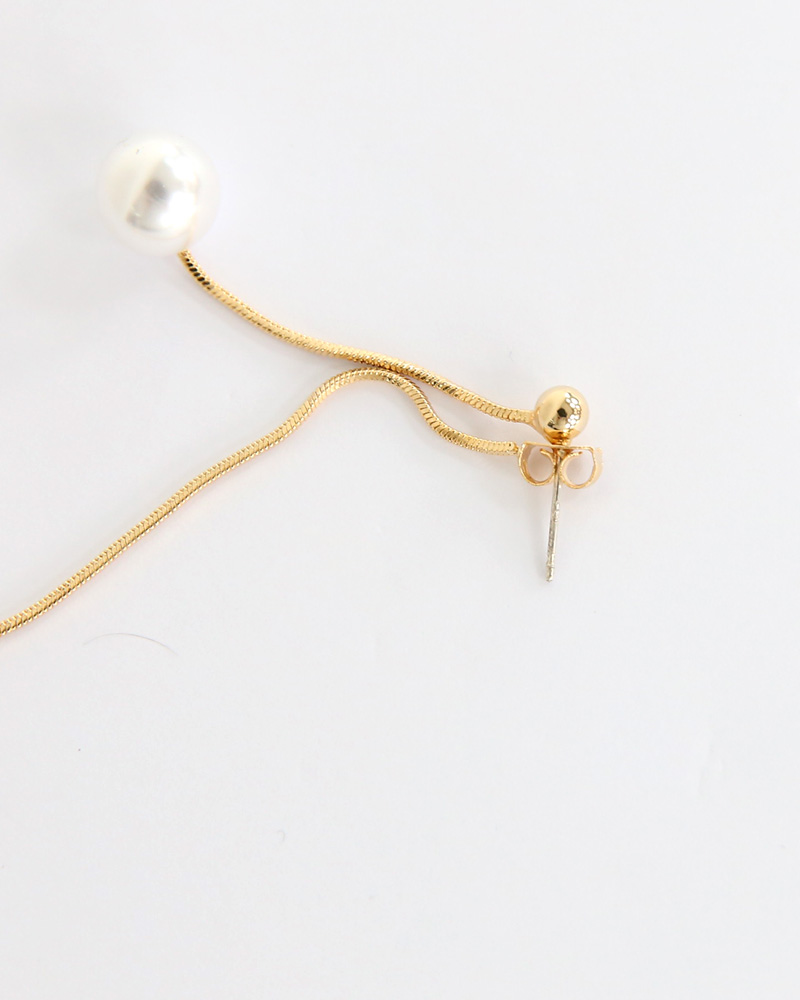 正韩女装韩国代购 / 珍珠吊坠耳环 / 2色_jewelry_acc_dahong | girl