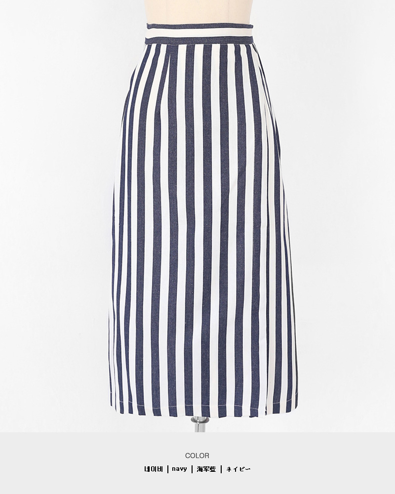 ロンドンストライプAラインスカート・全2色 | DHOLIC | 詳細画像18