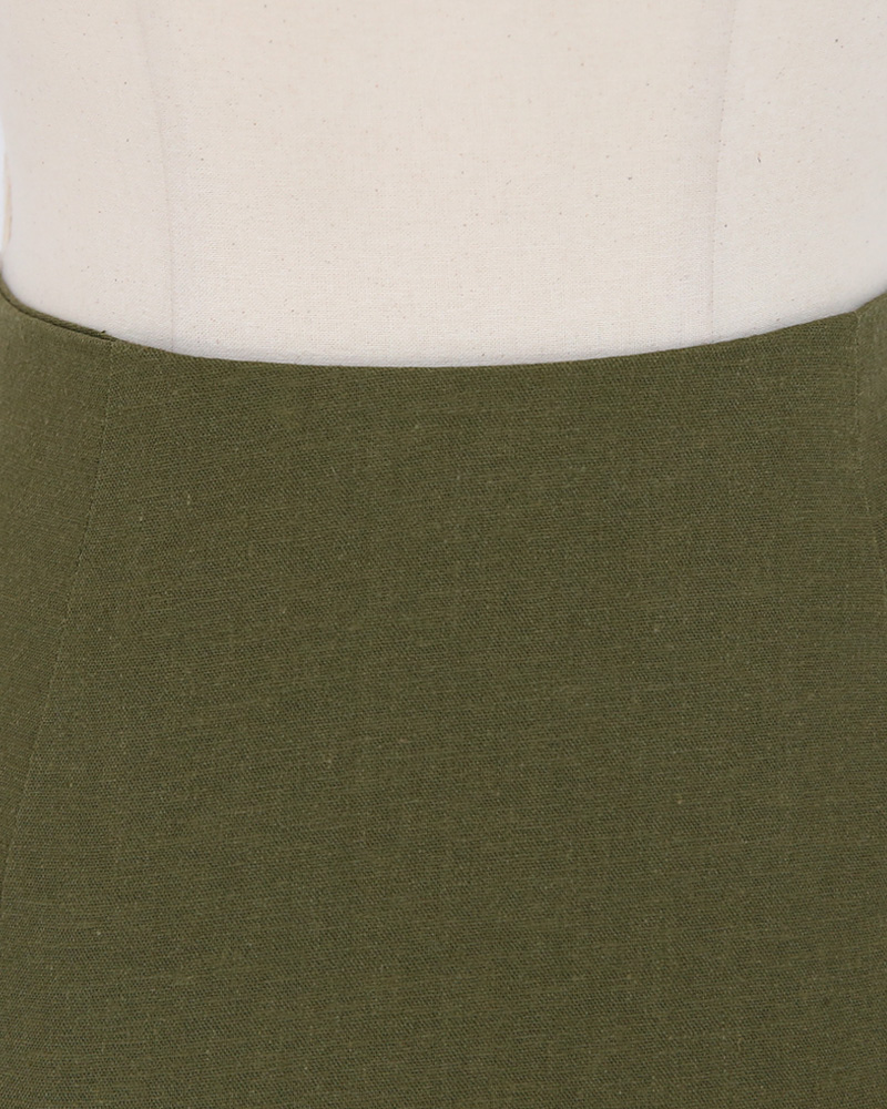 リネン混スリットタイトスカート・全3色 | DHOLIC | 詳細画像20