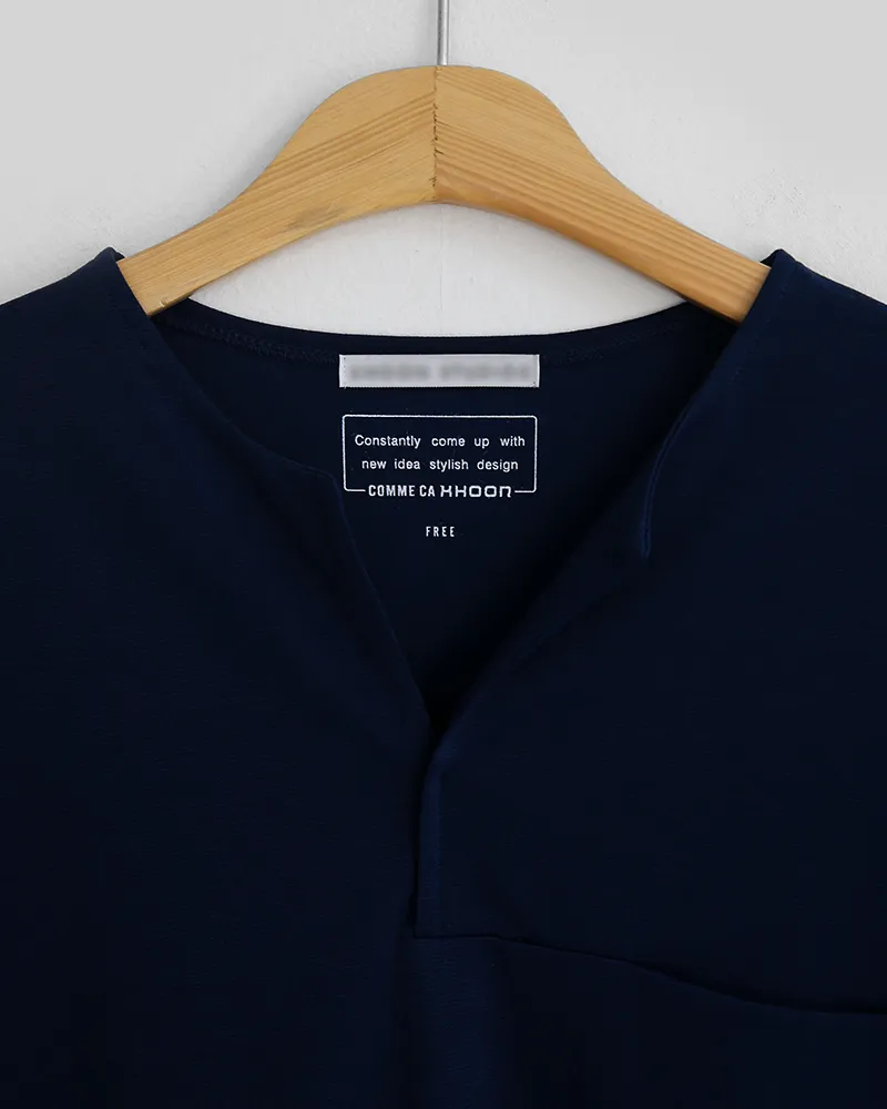 スリットネックオーバー半袖Tシャツ・全4色 | 詳細画像38