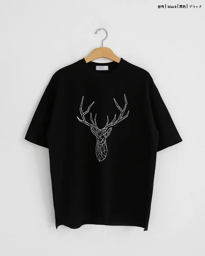 DEERプリント半袖Tシャツ・全5色 | 詳細画像28