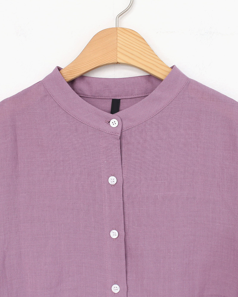 リネンバンドカラーシャツ・全4色 | DHOLIC | 詳細画像32