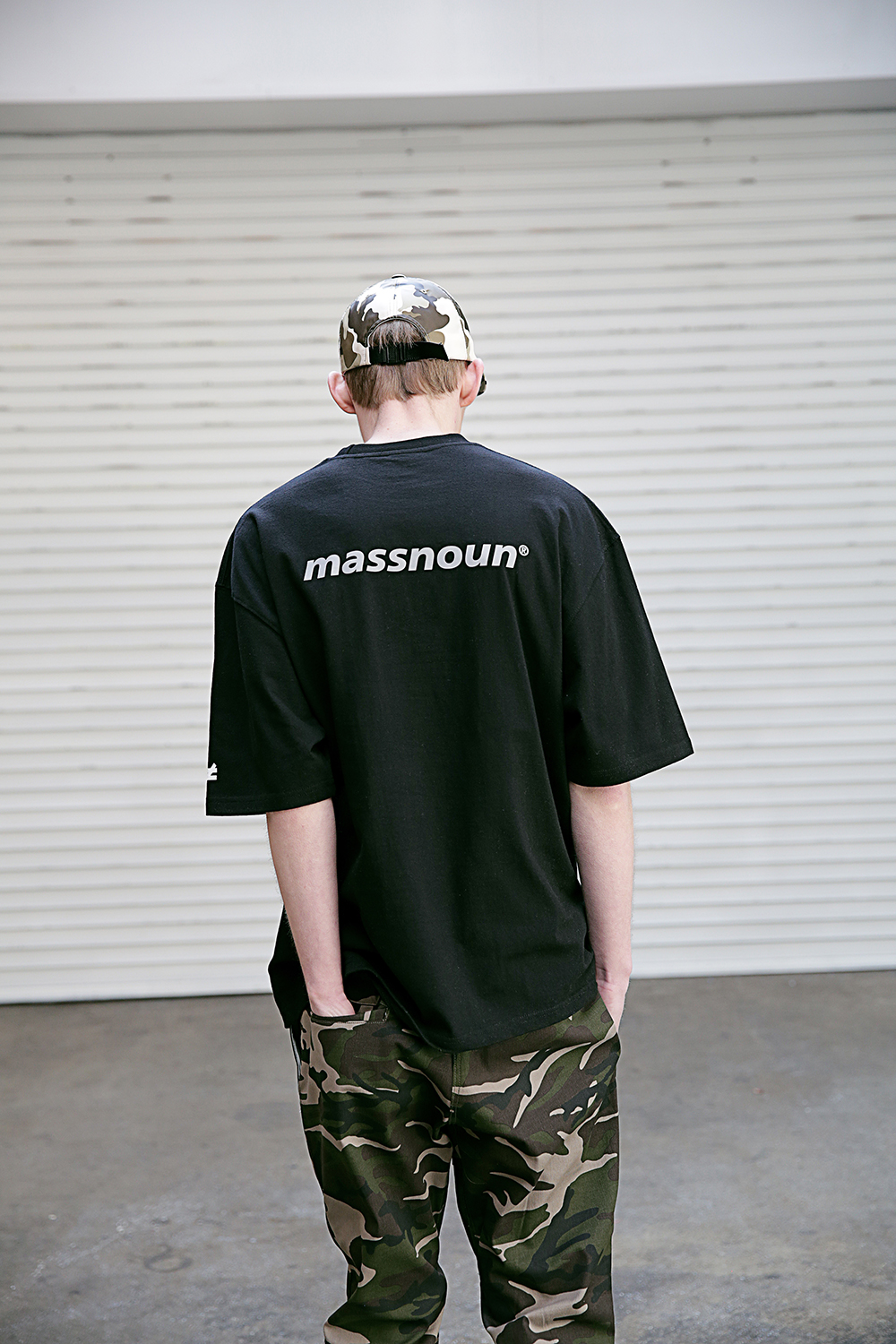 *Massnoun*ディファレントディフレクティブオーバーサイズTシャツ(ブラック) | 詳細画像24