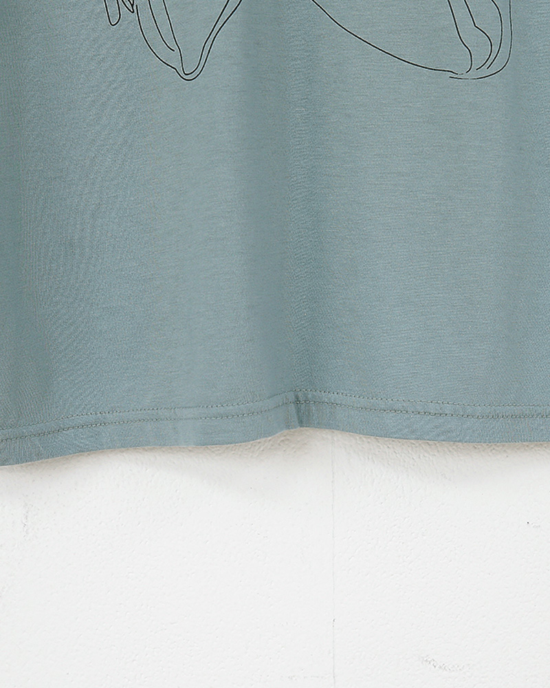 配色クロッキープリントTシャツ・全3色 | DHOLIC | 詳細画像36