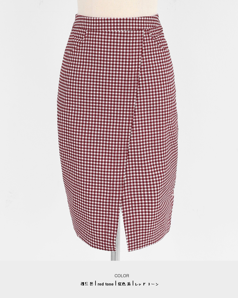 チェックスリットタイトスカート・全2色 | DHOLIC | 詳細画像28
