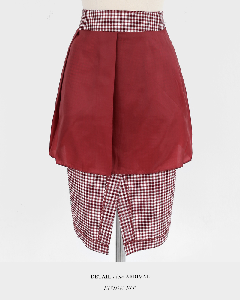 チェックスリットタイトスカート・全2色 | DHOLIC | 詳細画像31