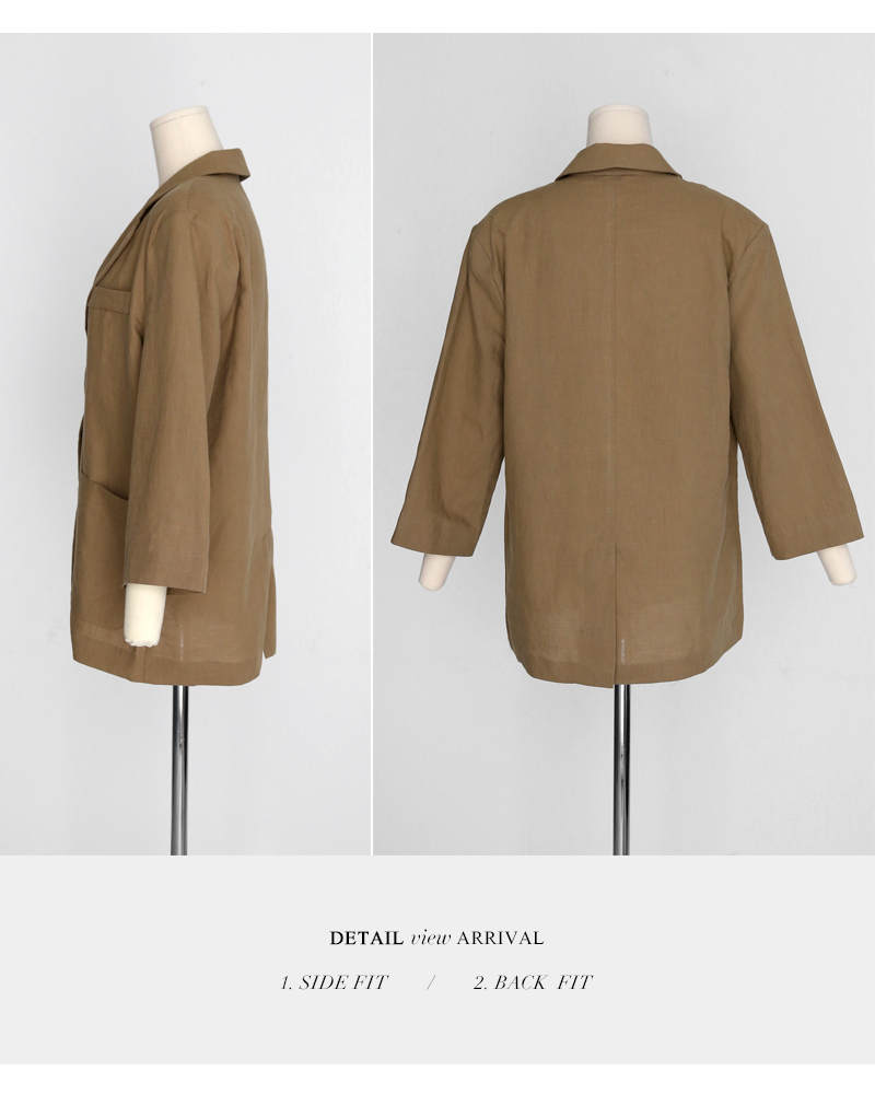 リネンアウトポケットジャケット&タックショートパンツSET・全3色 | DHOLIC | 詳細画像33