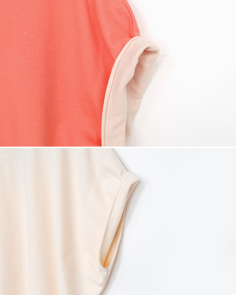 コントラストカラーショートスリーブTシャツ・全4色 | DHOLIC PLUS | 詳細画像28