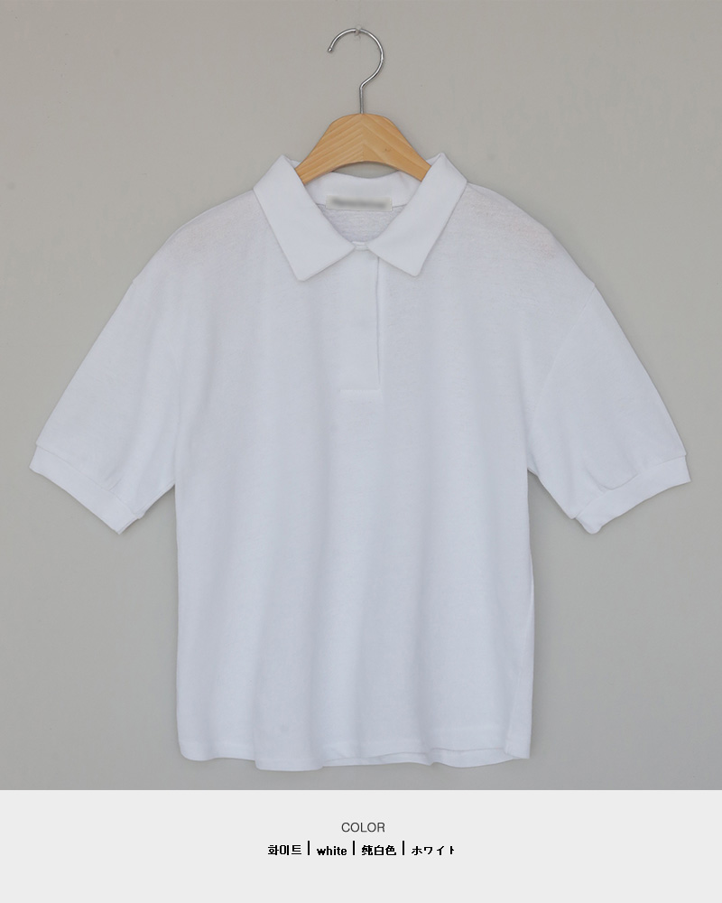 フライフロントポロカラーTシャツ・全5色 | DHOLIC PLUS | 詳細画像22