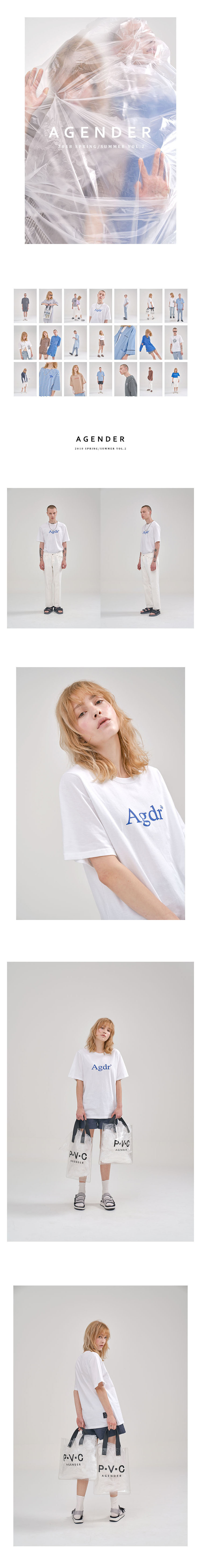 *AGENDER*AGDRロゴTシャツ_WT | 詳細画像2