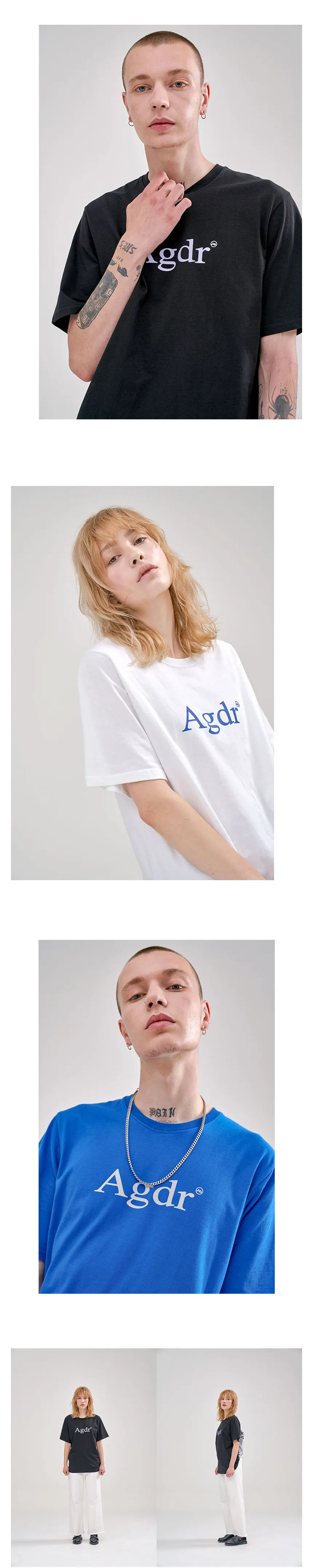 *AGENDER*AGDRロゴTシャツ_BK | 詳細画像4
