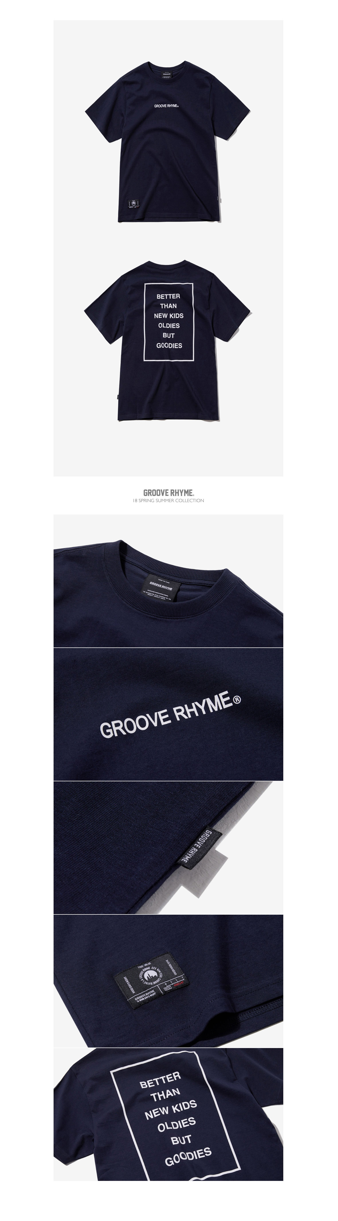 *GROOVE RHYME*バックスローガンプリントTシャツNA | 詳細画像3